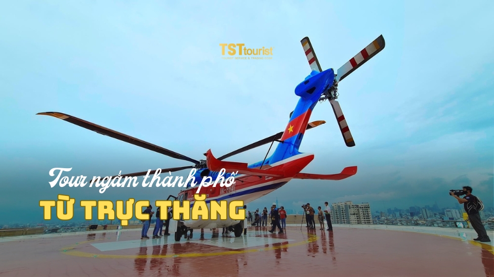 Tour máy bay trực thăng ngắm TPHCM hứa hẹn trở lại với du khách