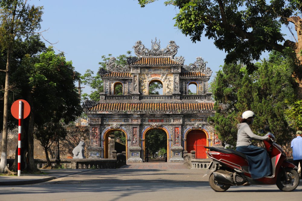 Những điểm check-in trên đường chạy marathon Huế