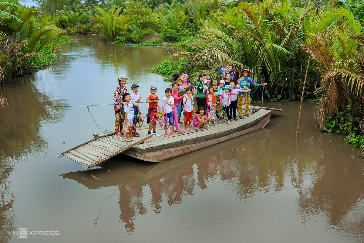 Bức tranh vùng quê Hậu Giang