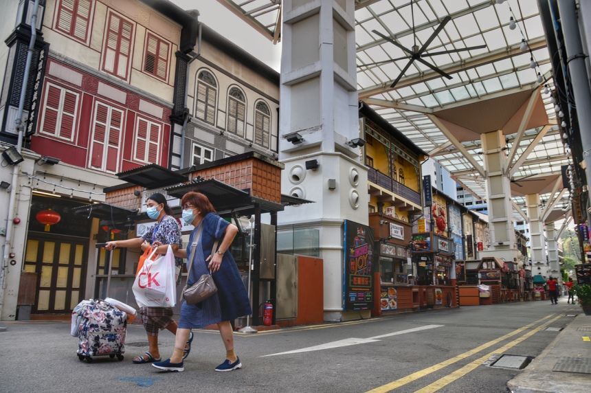 Phố ẩm thực Chinatown ở Singapore đóng cửa vĩnh viễn