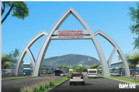 Xây dựng cổng chào khu du lịch quốc gia Núi Sam gần 12 tỉ đồng