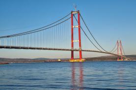 Cầu treo dài nhất thế giới kết nối lục địa Á - Âu