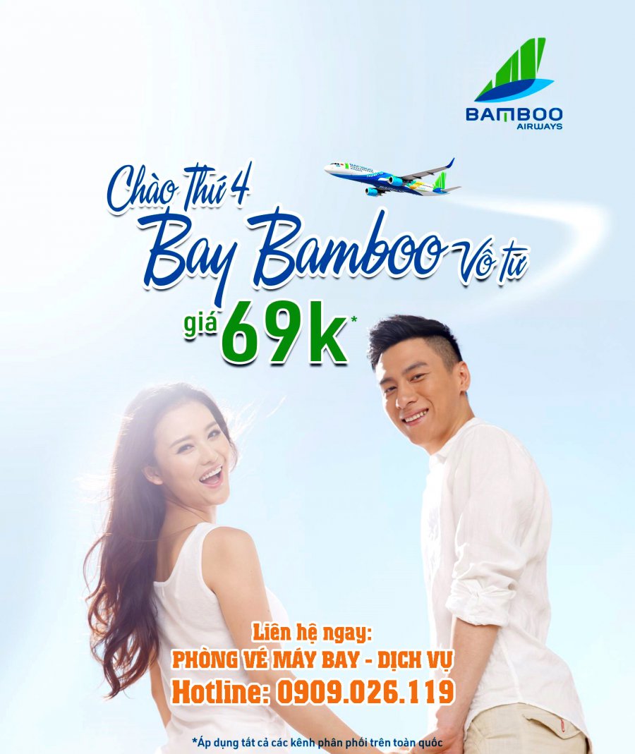 TST tourist - Bay cung Bamboo Airways gia chi 69k