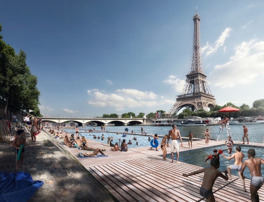 Paris 'thẳng tay' chi 26 nghìn tỷ để người dân bơi lội giữa sông Seine